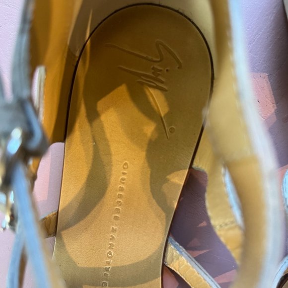 GIUSEPPE ZANOTTI Suede Gladiator Sandal MADE IN ITALY - Picture 8 of 9